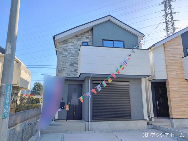 埼玉県所沢市上新井4丁目の新築戸建て完成写真 2026年2月18日撮影