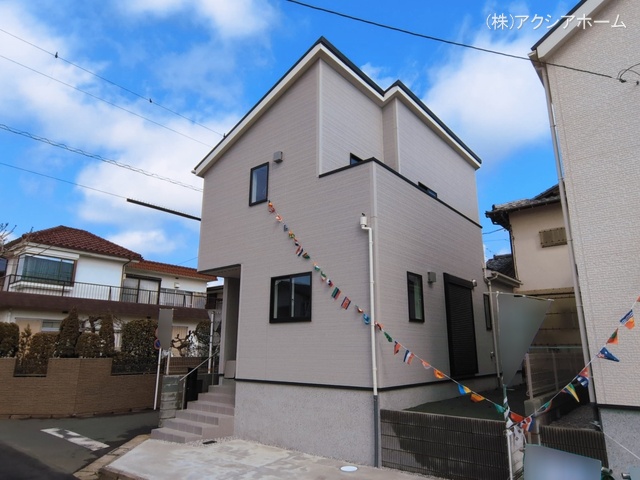 埼玉県所沢市中新井4丁目の新築戸建て完成写真 2026年3月9日撮影