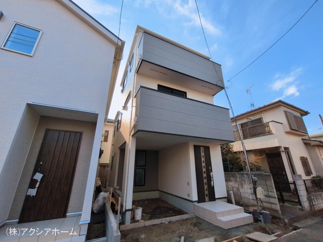 埼玉県入間市東藤沢7丁目の新築戸建て外構写真 2026年3月8日撮影