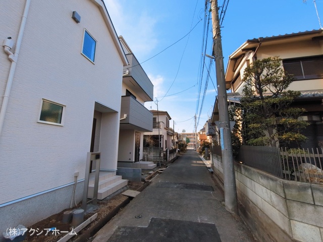 埼玉県入間市東藤沢7丁目の新築戸建て外構写真 2026年3月8日撮影