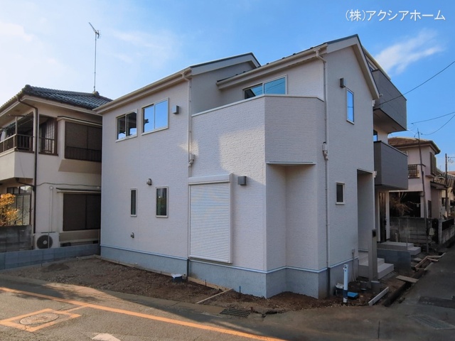 埼玉県入間市東藤沢7丁目の新築戸建て外構写真 2026年3月8日撮影