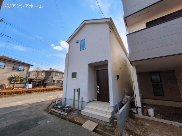 埼玉県入間市東藤沢7丁目の新築戸建て外構写真 2026年3月8日撮影