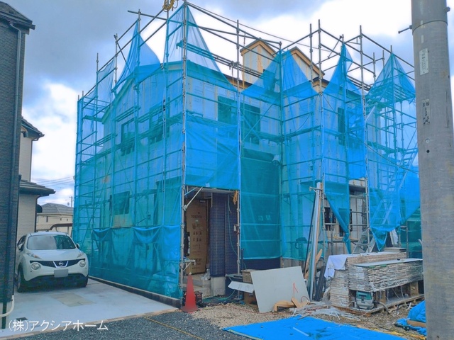 埼玉県所沢市大字荒幡の新築戸建てシート写真 2026年6月7日撮影