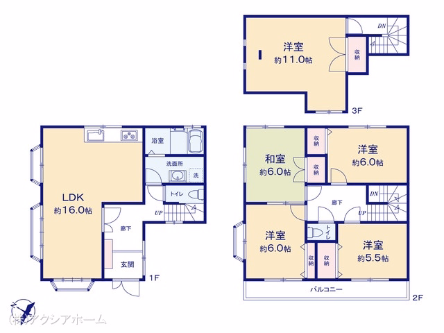 中古戸建て 入間市大字仏子 間取図