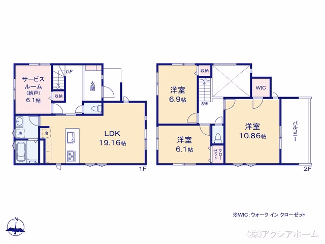 所沢市大字北秋津（戸建）01 間取図