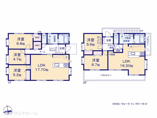所沢市中新井4丁目 間取図
