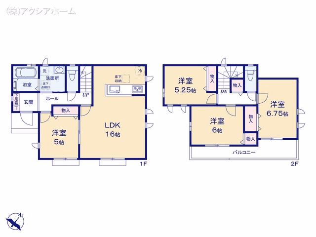 入間市小谷田1丁目(戸建)C 間取図