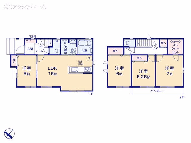 入間市高倉2丁目（戸建）A 間取図
