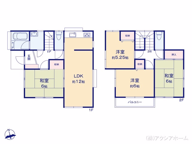 中古戸建て 所沢市大字山口 間取図
