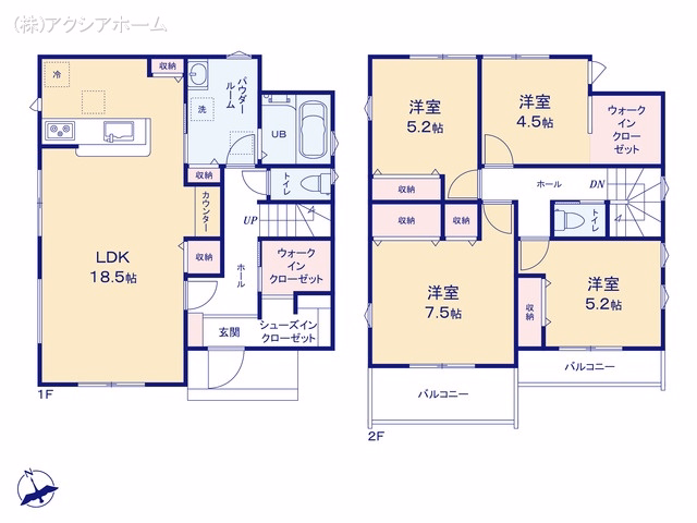所沢市大字中富（戸建）12 間取図
