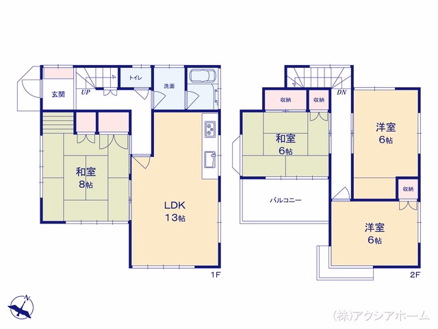入間市大字小谷田 間取図