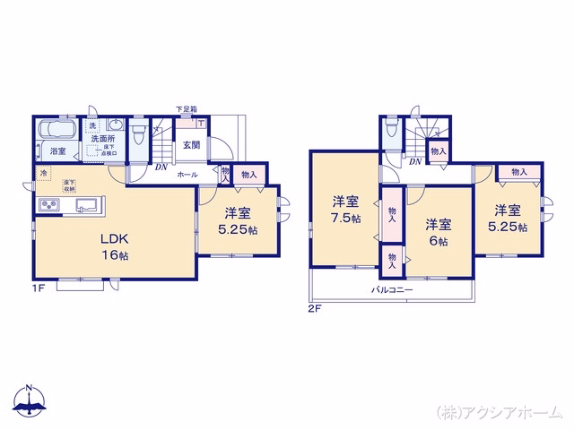 入間市大字野田（戸建）A 間取図
