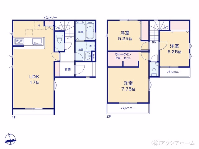 所沢市大字下安松(戸建) 間取図