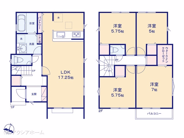 所沢市宮本町1丁目(戸建)04 間取図