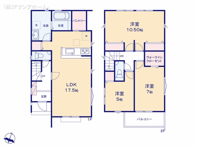 所沢市宮本町1丁目(戸建)05 間取図