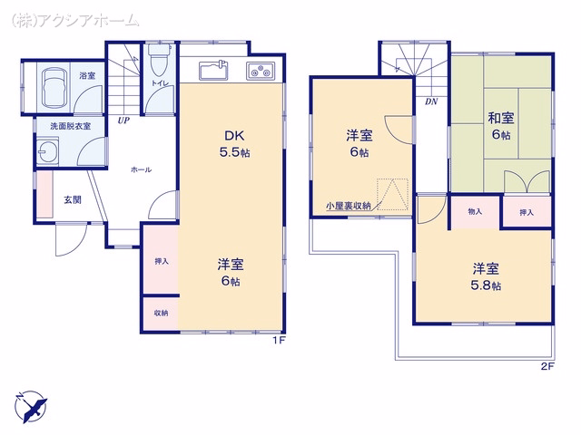 所沢市大字荒幡 間取図