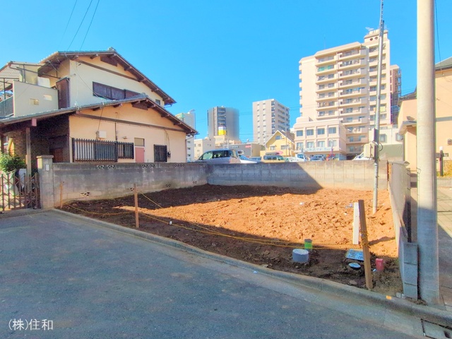 埼玉県ふじみ野市上福岡2丁目の新築戸建て更地・土地写真 2024年12月9日撮影