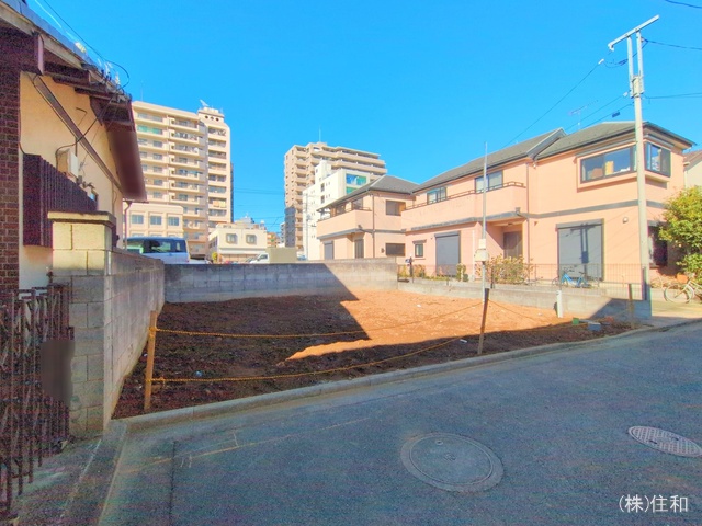埼玉県ふじみ野市上福岡2丁目の新築戸建て更地・土地写真 2024年12月9日撮影