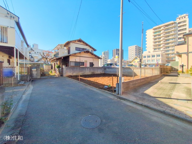 埼玉県ふじみ野市上福岡2丁目の新築戸建て更地・土地写真 2024年12月9日撮影