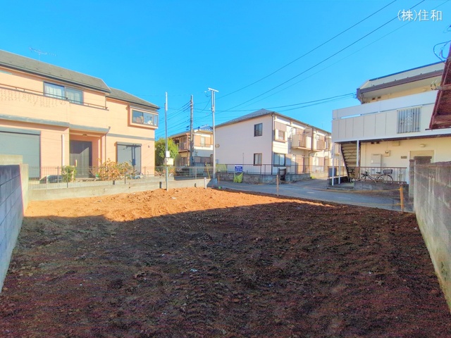 埼玉県ふじみ野市上福岡2丁目の新築戸建て更地・土地写真 2024年12月9日撮影