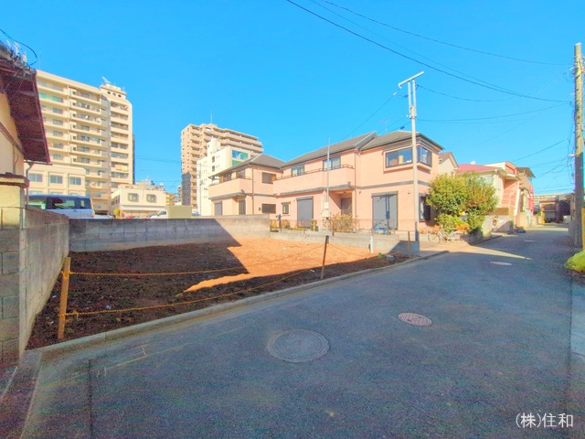 埼玉県ふじみ野市上福岡2丁目の新築戸建て更地・土地写真 2024年12月9日撮影
