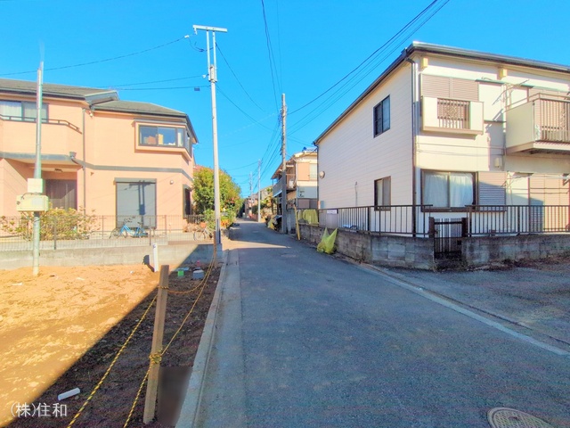 埼玉県ふじみ野市上福岡2丁目の新築戸建て更地・土地写真 2024年12月9日撮影