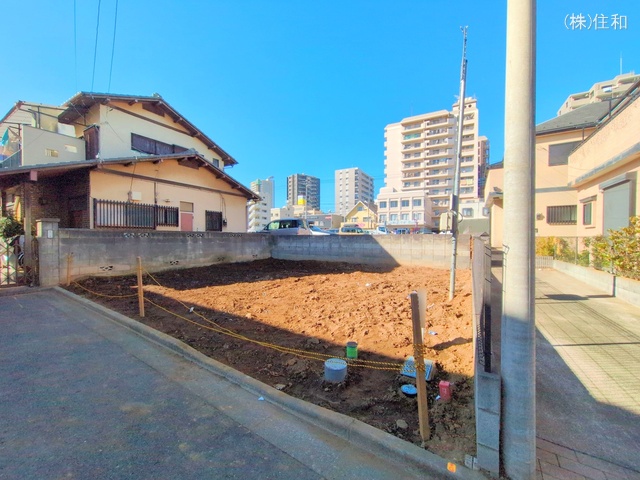 埼玉県ふじみ野市上福岡2丁目の新築戸建て更地・土地写真 2024年12月9日撮影