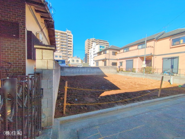 埼玉県ふじみ野市上福岡2丁目の新築戸建て更地・土地写真 2024年12月9日撮影