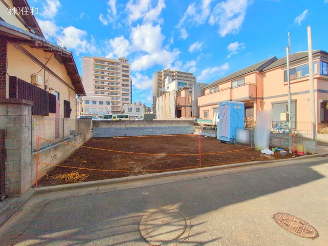 埼玉県ふじみ野市上福岡2丁目の新築戸建て更地・土地写真 2025年1月7日撮影