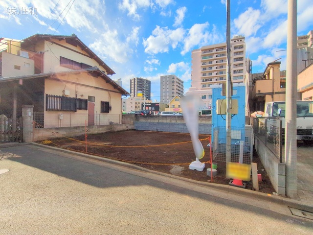 埼玉県ふじみ野市上福岡2丁目の新築戸建て更地・土地写真 2025年1月7日撮影