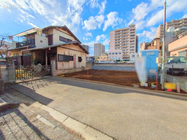 埼玉県ふじみ野市上福岡2丁目の新築戸建て更地・土地写真 2025年1月7日撮影