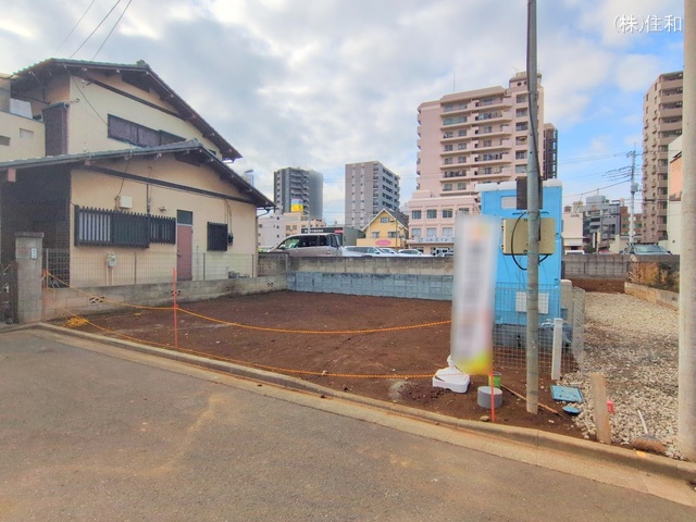 埼玉県ふじみ野市上福岡2丁目の新築戸建て更地・土地写真 2025年2月2日撮影
