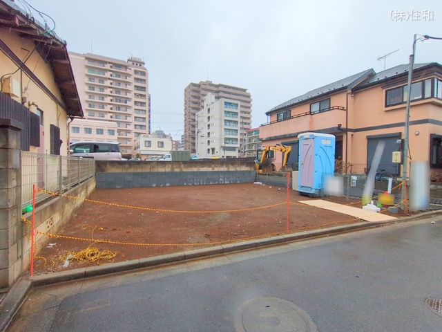 埼玉県ふじみ野市上福岡2丁目の新築戸建て更地・土地写真 2025年3月4日撮影