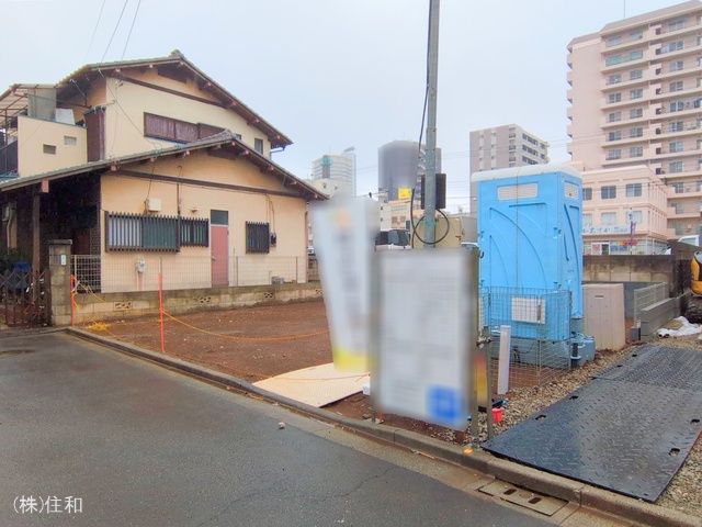 埼玉県ふじみ野市上福岡2丁目の新築戸建て更地・土地写真 2025年3月4日撮影