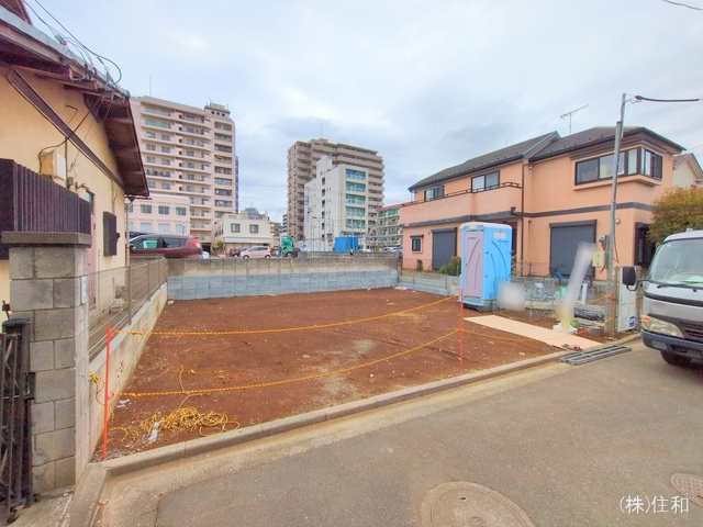 埼玉県ふじみ野市上福岡2丁目の新築戸建て更地・土地写真 2025年3月30日撮影