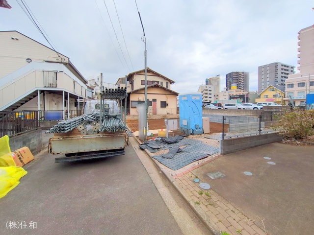 埼玉県ふじみ野市上福岡2丁目の新築戸建て更地・土地写真 2025年3月30日撮影