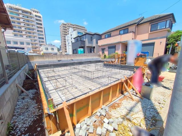 埼玉県ふじみ野市上福岡2丁目の新築戸建て基礎写真 2025年5月27日撮影