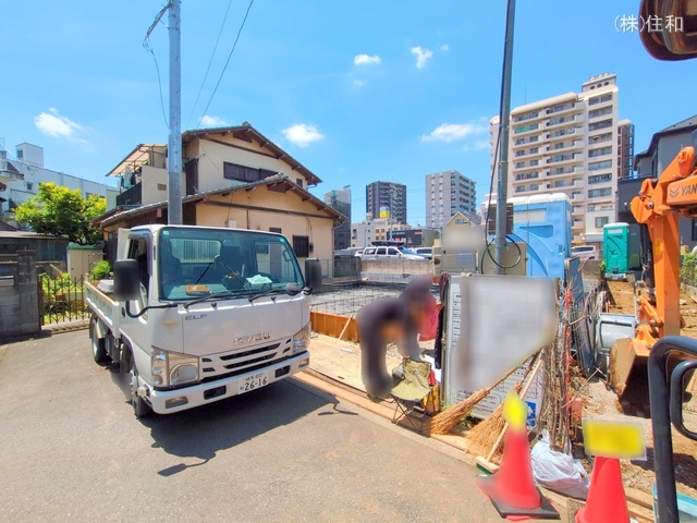 埼玉県ふじみ野市上福岡2丁目の新築戸建て基礎写真 2025年5月27日撮影