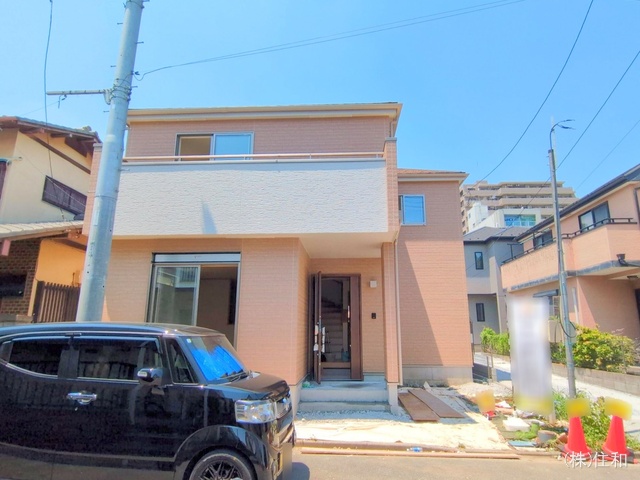 埼玉県ふじみ野市上福岡2丁目の新築戸建て外構写真 2025年7月23日撮影