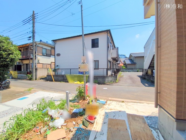 埼玉県ふじみ野市上福岡2丁目の新築戸建て外構写真 2025年7月23日撮影