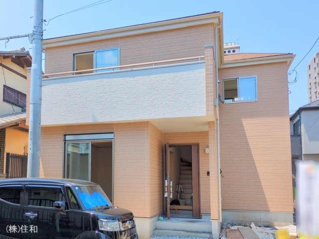 埼玉県ふじみ野市上福岡2丁目の新築戸建て外構写真 2025年7月23日撮影