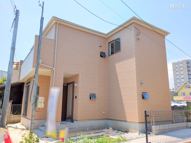 埼玉県ふじみ野市上福岡2丁目の新築戸建て外構写真 2025年7月23日撮影