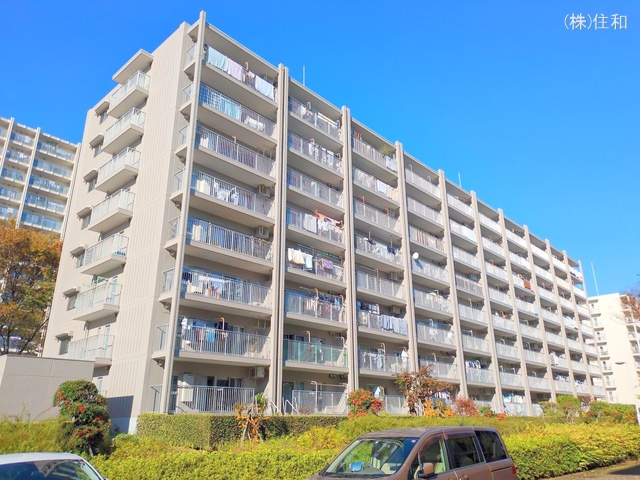 埼玉県志木市館2丁目のマンション『志木ニュータウン中央の森弐番街4号棟』外観写真 2024年11月21日撮影