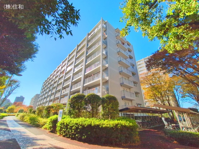 埼玉県志木市館2丁目のマンション『志木ニュータウン中央の森弐番街4号棟』外観写真 2024年11月21日撮影