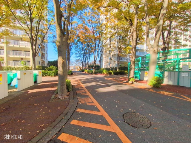 埼玉県志木市館2丁目のマンション『志木ニュータウン中央の森弐番街4号棟』外観写真 2024年11月21日撮影