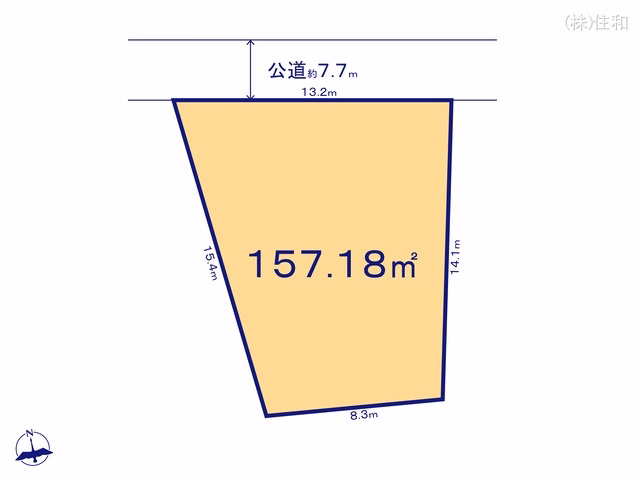富士見市大字水子（土地） 区画図