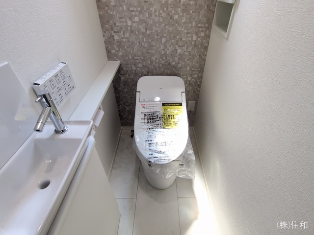 埼玉県ふじみ野市元福岡1丁目の新築戸建てトイレ写真 2025年8月24日撮影