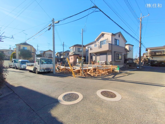 埼玉県ふじみ野市元福岡1丁目の新築戸建て基礎写真 2025年1月16日撮影