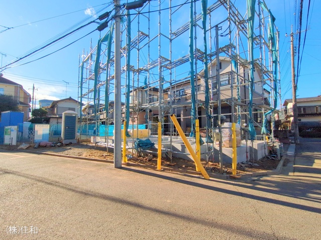 埼玉県ふじみ野市元福岡1丁目の新築戸建て基礎写真 2025年2月5日撮影