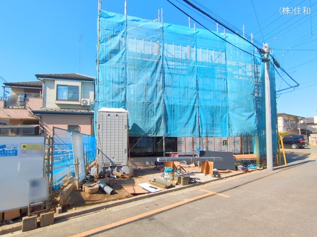 埼玉県ふじみ野市元福岡1丁目の新築戸建てシート写真 2025年3月6日撮影